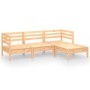 Juego de muebles de jardín 4 piezas madera maciza pino de vidaXL, Conjuntos de jardín - Ref: Foro24-3082667, Precio: 202,53 €...