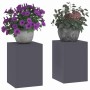 Soporte de plantas 2 pcs Antracita 24 x 24 x 35 cm Acero en Soportes para macetas | Comprar online en Foru.es