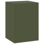 Soporte de plantas 2 pcs Verde oliva 24 x 24 x 35 cm Acero en Soportes para macetas | Comprar online en Foru.es