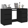 Escritorio de madera contrachapada negro 140x50x77 cm de vidaXL, Escritorios - Ref: Foro24-800811, Precio: 184,34 €, Descuent...