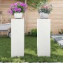 Soporte de plantas 2 pcs 24 x 24 x 75 cm Acero en Soportes para macetas | Comprar online en Foru.es