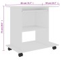 Mesa de ordenador madera contrachapada blanco 80x50x75 cm de vidaXL, Escritorios - Ref: Foro24-802894, Precio: 76,13 €, Descu...