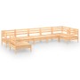 Juego de muebles de jardín 7 piezas madera maciza pino de vidaXL, Conjuntos de jardín - Ref: Foro24-3082737, Precio: 320,25 €...