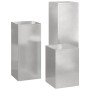 Soporte de plantas 3 pcs Plateado Acero inoxidable en Soportes para macetas | Comprar online en Foru.es