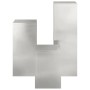 Soporte de plantas 3 pcs Plateado Acero inoxidable en Soportes para macetas | Comprar online en Foru.es