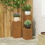 Soporte de plantas 3 pcs Oxidado Acero oxidado en Soportes para macetas | Comprar online en Foru.es