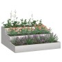 Macetero de Jardín Plateado 90 x 90 x 35 cm Acero inoxidable en Macetas y jardineras | Comprar online en Foru.es