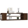 Mueble de TV colgante madera marrón roble 100x30x26,5 cm de vidaXL, Muebles TV - Ref: Foro24-826362, Precio: 39,00 €, Descuen...