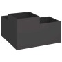 Maceta para Jardín Negro 80 x 80 x 48 cm Acero en Macetas y jardineras | Comprar online en Foru.es