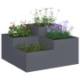 Maceta para Jardín Antracita 80 x 80 x 48 cm Acero en Macetas y jardineras | Comprar online en Foru.es