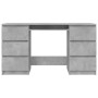 Escritorio de madera contrachapada gris 140x50x77 cm de vidaXL, Escritorios - Ref: Foro24-800814, Precio: 169,88 €, Descuento: %