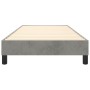 Estructura de cama de terciopelo gris claro 80x200 cm de vidaXL, Camas y somieres - Ref: Foro24-3120736, Precio: 83,24 €, Des...