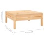 Juego de muebles de jardín 5 piezas madera maciza pino de vidaXL, Conjuntos de jardín - Ref: Foro24-3082692, Precio: 228,96 €...