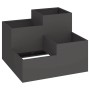 Maceta para Jardín Negro 80 x 80 x 60 cm Acero en Macetas y jardineras | Comprar online en Foru.es