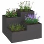 Maceta para Jardín Negro 80 x 80 x 60 cm Acero en Macetas y jardineras | Comprar online en Foru.es