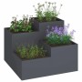 Maceta para Jardín Antracita 80 x 80 x 60 cm Acero en Macetas y jardineras | Comprar online en Foru.es