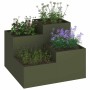 Maceta para Jardín Verde oliva 80 x 80 x 60 cm Acero en Macetas y jardineras | Comprar online en Foru.es