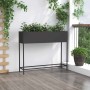 Jardinera Elevada Negro 100 x 26 x 82 cm Acero en Macetas y jardineras | Comprar online en Foru.es