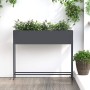Jardinera Elevada Antracita 100 x 26 x 82 cm Acero en Macetas y jardineras | Comprar online en Foru.es