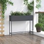 Jardinera Elevada Antracita 100 x 26 x 82 cm Acero en Macetas y jardineras | Comprar online en Foru.es