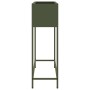 Jardinera Elevada Verde oliva 100 x 26 x 82 cm Acero en Macetas y jardineras | Comprar online en Foru.es