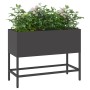Jardinera Elevada Negro 60 x 26 x 45 cm Acero en Macetas y jardineras | Comprar online en Foru.es
