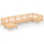 Juego de muebles de jardín 7 piezas madera maciza de pino de vidaXL, Conjuntos de jardín - Ref: Foro24-3082964, Precio: 309,2...
