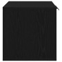 Caja de arena para gatos de roble negro, 60 x 40 x 40 cm, madera de ingeniería en Mobiliario para gatos | Comprar online en Foru