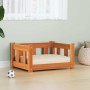 Cama para perro con almacenamiento Marrón cera 55 x 45 x 28 cm en Camas para perros | Comprar online en Foru.es