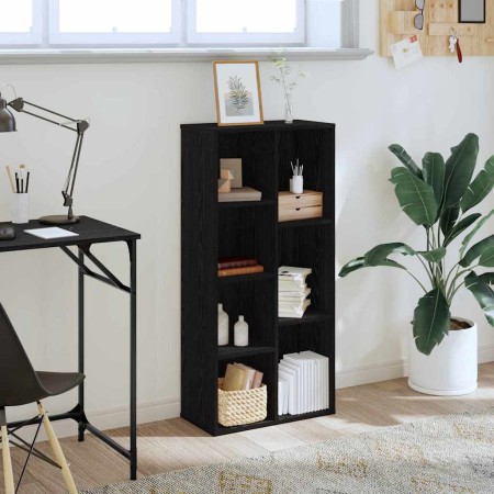 Estantería Roble Negro 50 x 25 x 102 cm en Librerías y estanterías | Comprar online en Foru.es