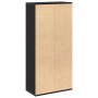 Estantería Roble Negro 50 x 25 x 102 cm en Librerías y estanterías | Comprar online en Foru.es