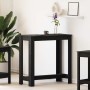 Mesa de Bar Roble Negro 102 x 50 x 103.5 cm en Mesas de comedor | Comprar online en Foru.es