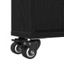 Carro de Almacenamiento Estrecho Roble Negro 48 x 13 x 68 cm en Librerías y estanterías | Comprar online en Foru.es