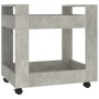 Carrito de escritorio contrachapada gris hormigón 60x45x60 cm de vidaXL, Carros e islas - Ref: Foro24-816604, Precio: 43,86 €...