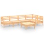 Juego de muebles de jardín 6 piezas madera maciza pino de vidaXL, Conjuntos de jardín - Ref: Foro24-3082702, Precio: 282,93 €...
