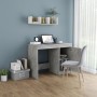 Escritorio de madera contrachapada gris hormigón 100x50x76 cm de vidaXL, Escritorios - Ref: Foro24-801800, Precio: 80,54 €, D...