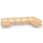Juego de muebles de jardín 8 piezas madera maciza de pino de vidaXL, Conjuntos de jardín - Ref: Foro24-3082984, Precio: 347,6...