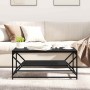 Mesa de Café Roble Negro 90 x 50 x 40 cm en Mesas de centro | Comprar online en Foru.es
