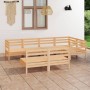Juego de muebles de jardín 7 piezas madera maciza pino de vidaXL, Conjuntos de jardín - Ref: Foro24-3082747, Precio: 320,25 €...