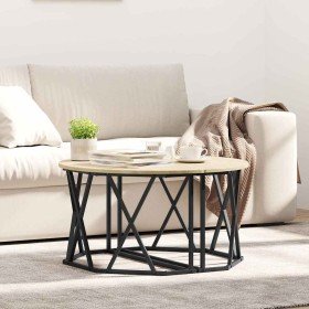 Mesa de Café Roble Sonoma 80 x 80 x 42 cm en Mesas de centro | Comprar online en Foru.es