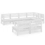 Juego de muebles de jardín 8 piezas madera maciza pino blanco de vidaXL, Conjuntos de jardín - Ref: Foro24-3082753, Precio: 3...