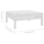 Juego de muebles de jardín 8 piezas madera maciza pino blanco de vidaXL, Conjuntos de jardín - Ref: Foro24-3082753, Precio: 3...