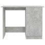 Escritorio de madera contrachapada gris hormigón 100x50x76 cm de vidaXL, Escritorios - Ref: Foro24-801084, Precio: 77,96 €, D...
