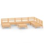Juego de muebles de jardín 9 piezas madera maciza de pino de vidaXL, Conjuntos de jardín - Ref: Foro24-3082989, Precio: 389,4...