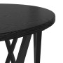 Mesa de Café 2 pcs Roble Negro Madera Ingenierizada y Acero en Mesas de centro | Comprar online en Foru.es