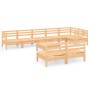 Juego de muebles de jardín 9 piezas madera maciza de pino de vidaXL, Conjuntos de jardín - Ref: Foro24-3082762, Precio: 389,5...