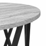 Mesa de Café 2 pcs Gris Sonoma Madera Ingenierizada y Acero en Mesas de centro | Comprar online en Foru.es