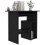Escritorio de madera contrachapada negro 80x45x74 cm de vidaXL, Escritorios - Ref: Foro24-801365, Precio: 58,56 €, Descuento: %