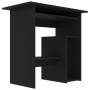 Escritorio de madera contrachapada negro 80x45x74 cm de vidaXL, Escritorios - Ref: Foro24-801365, Precio: 58,56 €, Descuento: %