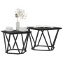 Conjunto de mesas auxiliares 2 pcs Roble negro 50 x 50 x 40 cm en Mesas de centro | Comprar online en Foru.es